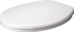 CARLSBAD Toalettsits uni med quick-release - vit