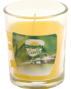 Citronella myggljus glas