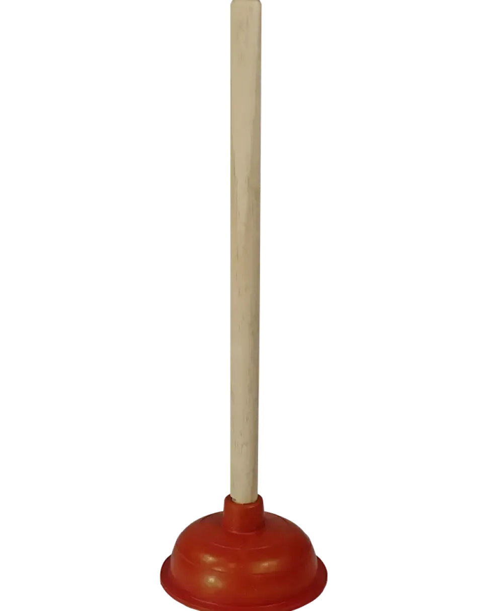 Clean Action Vaskrensare med trähandtag L. 42 cm
