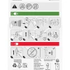 Command™ Avtagbara självhäftande strips, 8 st – vita L