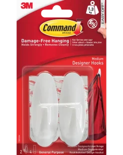 Command™ Designkrok 2-pack – Medium