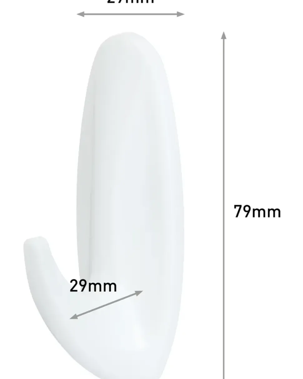 Command™ Designkrok våtrum - Medium 2-pack
