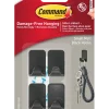 Command™ 4 Krokar och 5 Strips – Matt Svart, Små