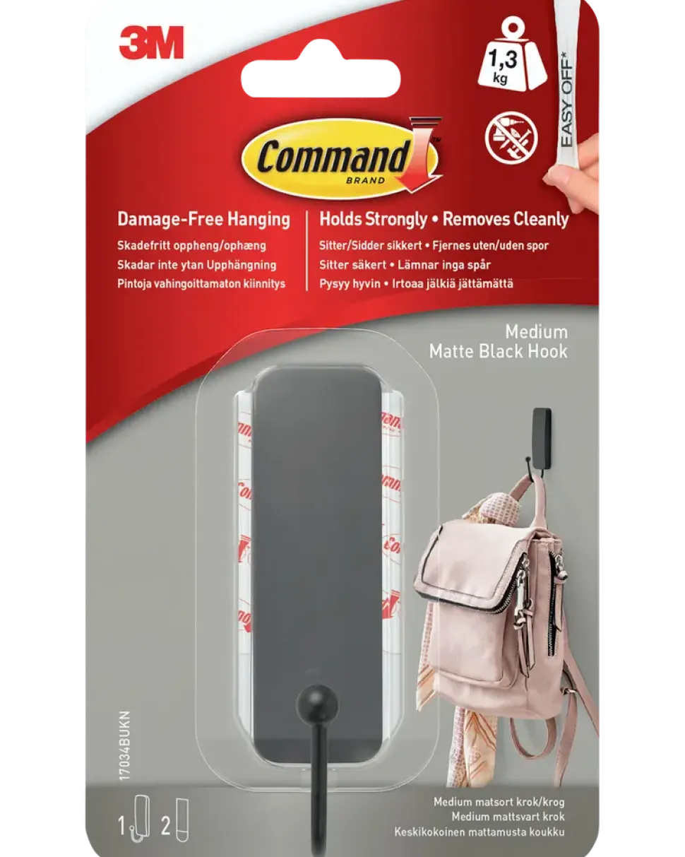 Command™ Krok – matt svart, medium