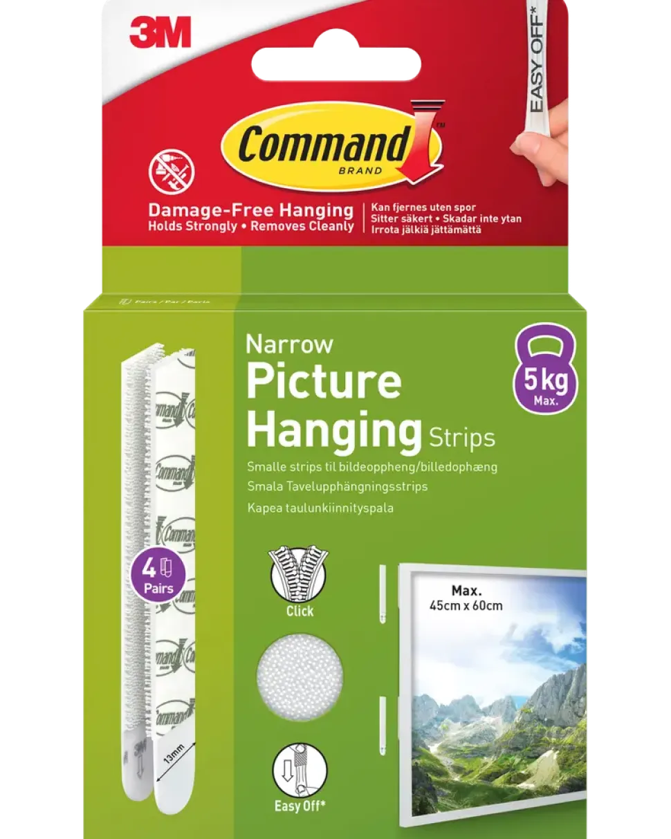 Command™ Strips tavelupphängning – Vit S