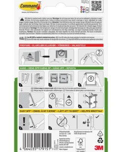 Command™ Strips Tavelupphängning - Svart M