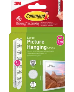 Command™ Strips Tavelupphängning - Vit L