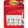 Command™ Trådkrokar med strips – Vit Små