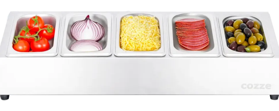 Cozze Topping station