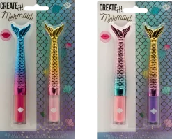 CREATEit Lip Gloss Mermaid 2 st. - olika mönster