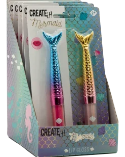 CREATEit Lip Gloss Mermaid 2 st. - olika mönster