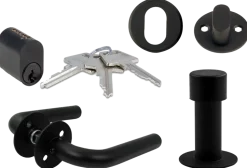 CYLINDERLÅS/DÖRRHANDTAG SET