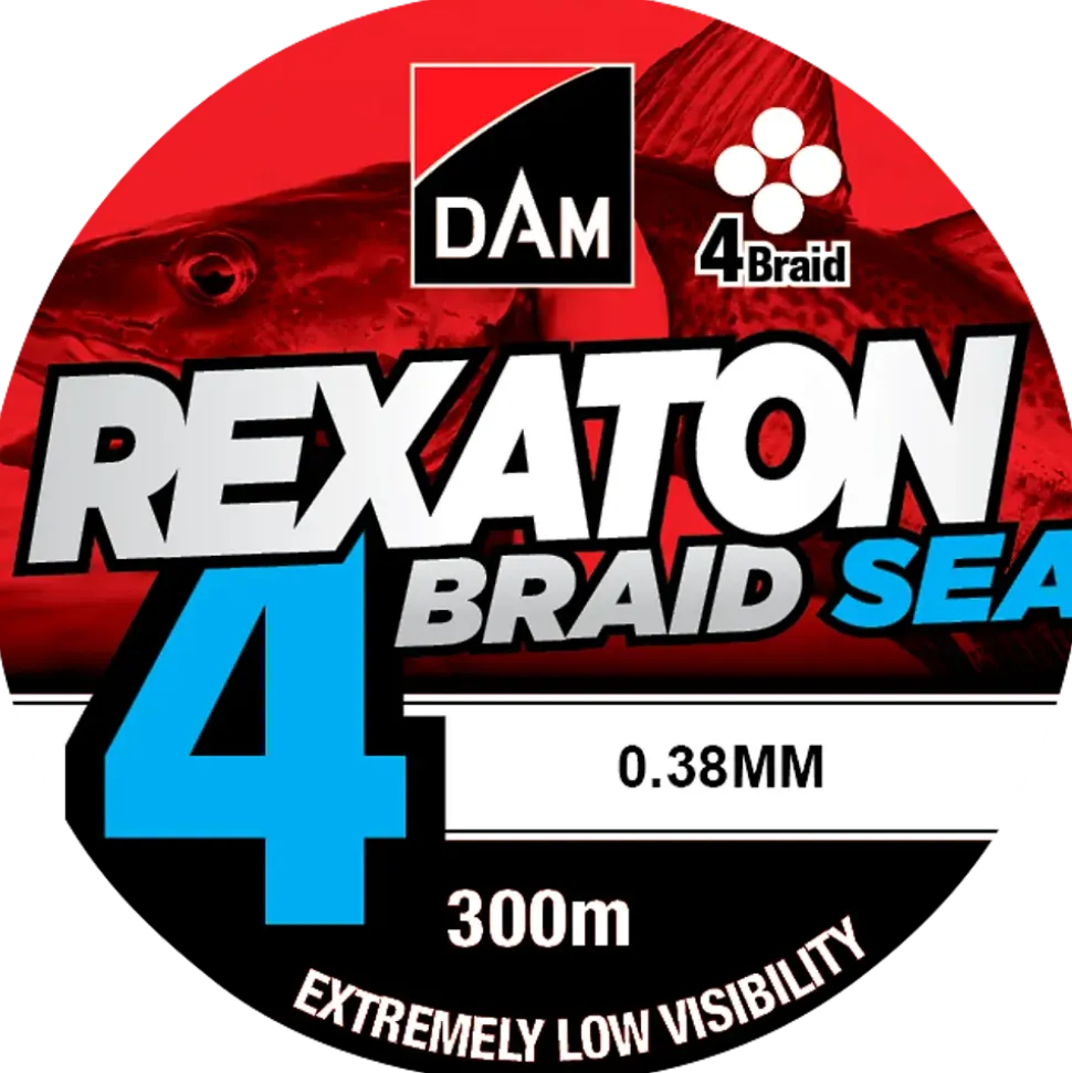 DAM 4 Braid 300M 0,25Mm Gul