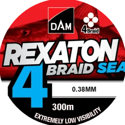 DAM 4 Braid 300M 0,32Mm Gul