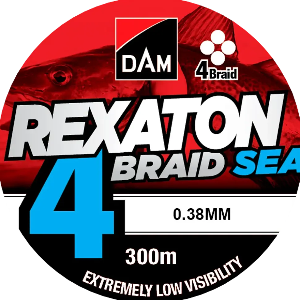 DAM 4 Braid 300M 0,32Mm Gul