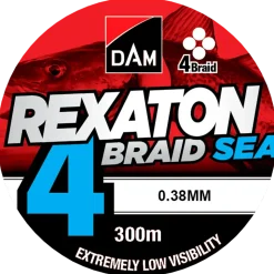 DAM 4 Braid 300M 0,38Mm Gul