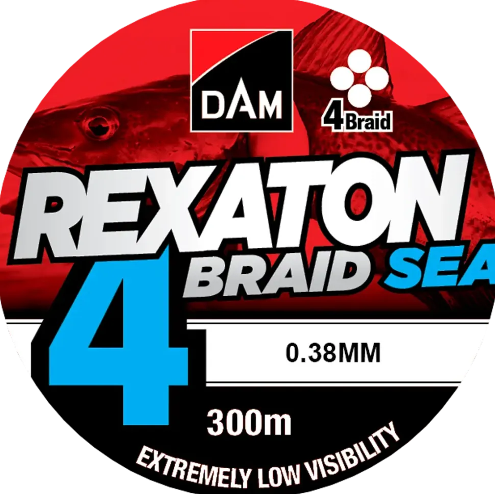DAM 4 Braid 300M 0,38Mm Gul