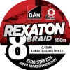DAM Flätlina 8 braid 150 m 0,13 mm - vit
