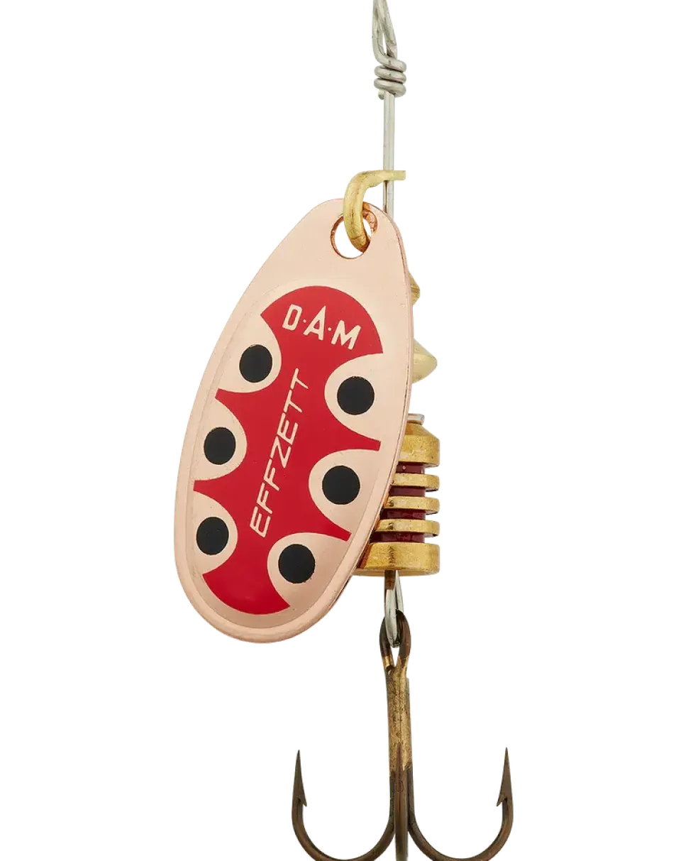 D.A.M. spinnare nr 2 4 g Copper Black Dot