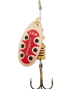 D.A.M. spinnare nr 4 10 g Copper Black Dot