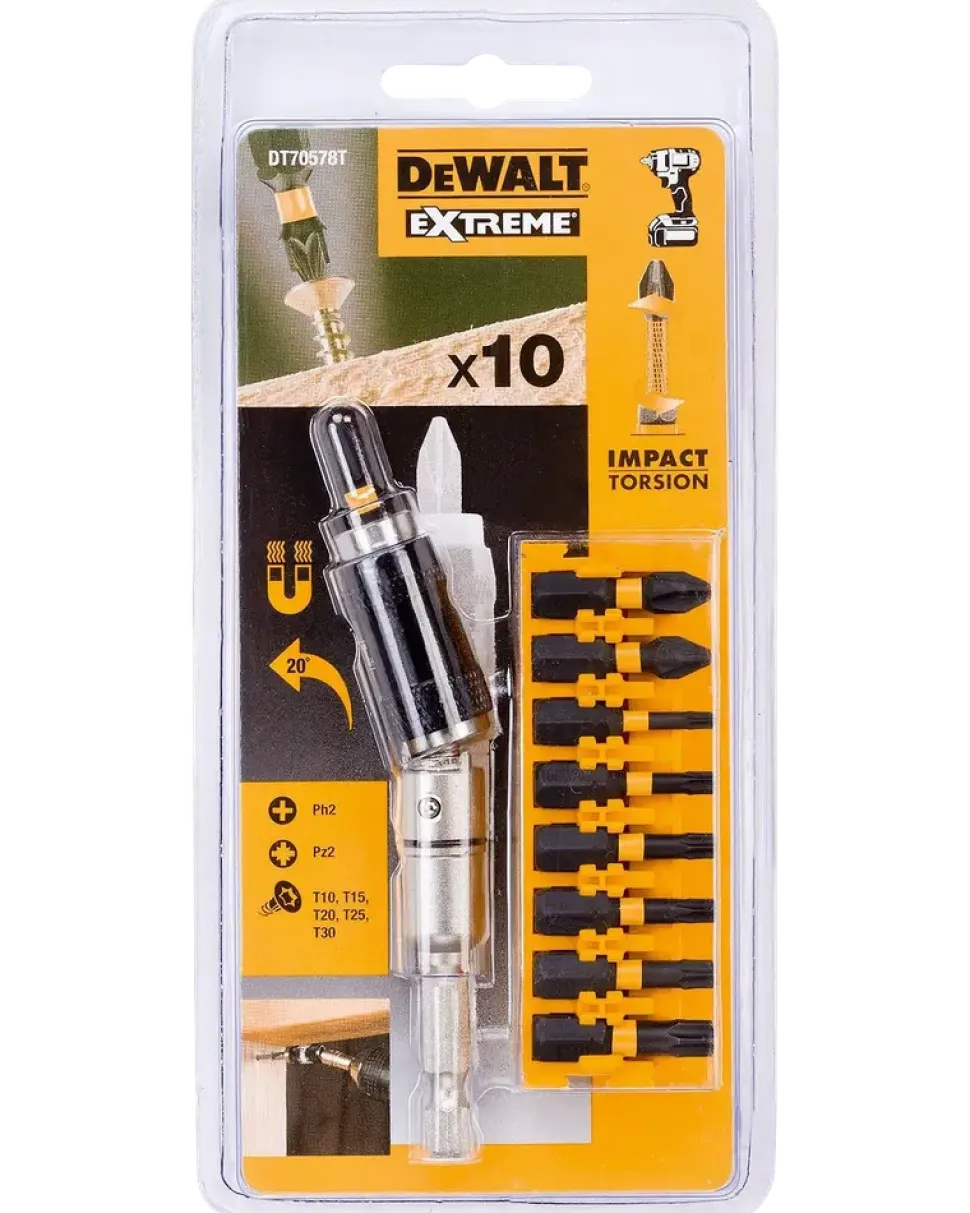Dewalt bitsset 10 delar