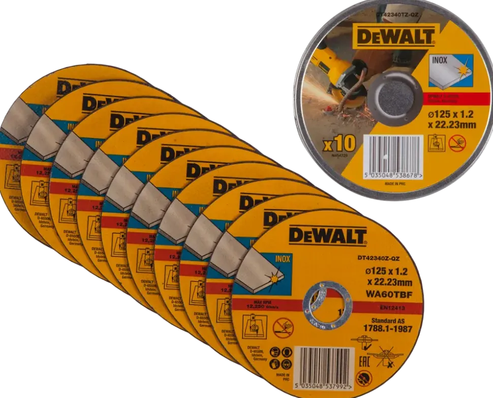 Dewalt kapskiva 125 mm 10 st