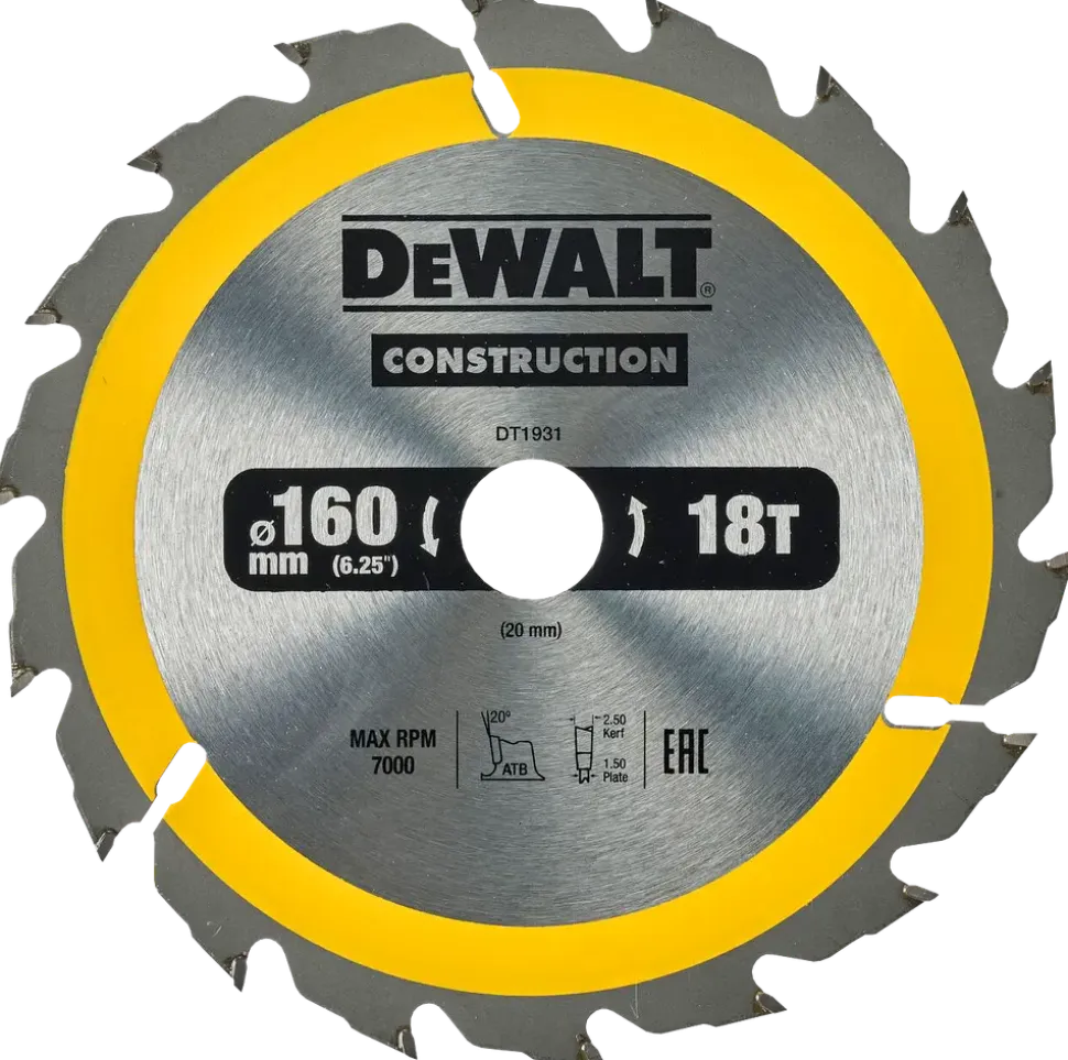 Dewalt sågklinga 160 mm DT1931