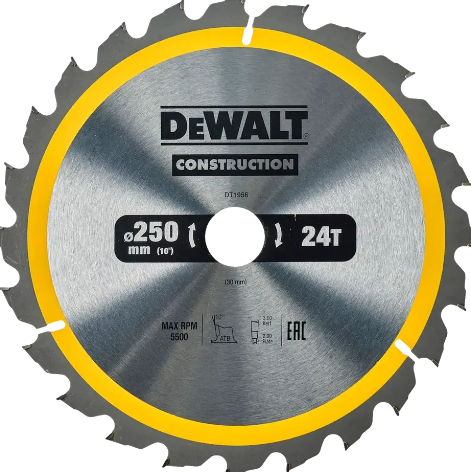 Dewalt sågklinga 250 mm DT1956