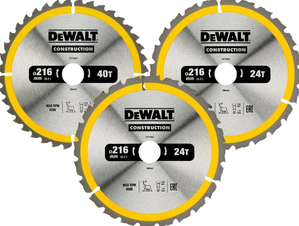 Dewalt sågklingor 216 mm DT1964
