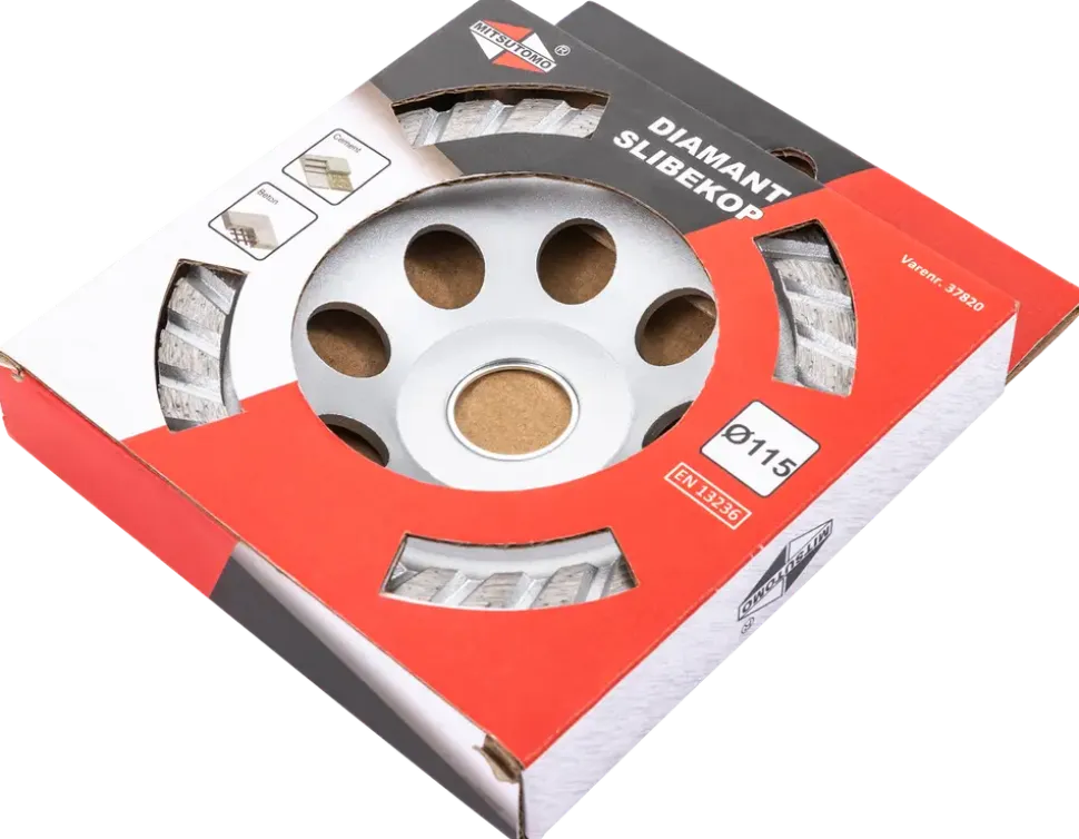 Diamantslipkopp 115 mm
