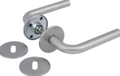 Dörrhandtag L-form rostfritt stål - 19 mm