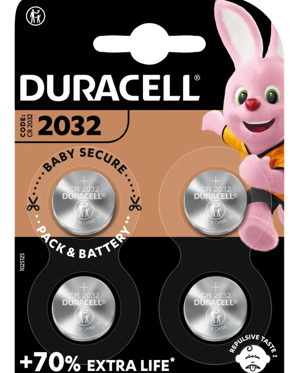 DURACELL CR2032 4-pack