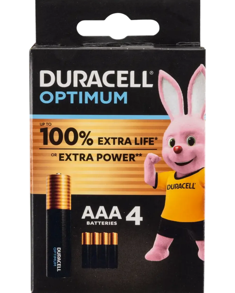 Duracell Optimum AAA 4-pack