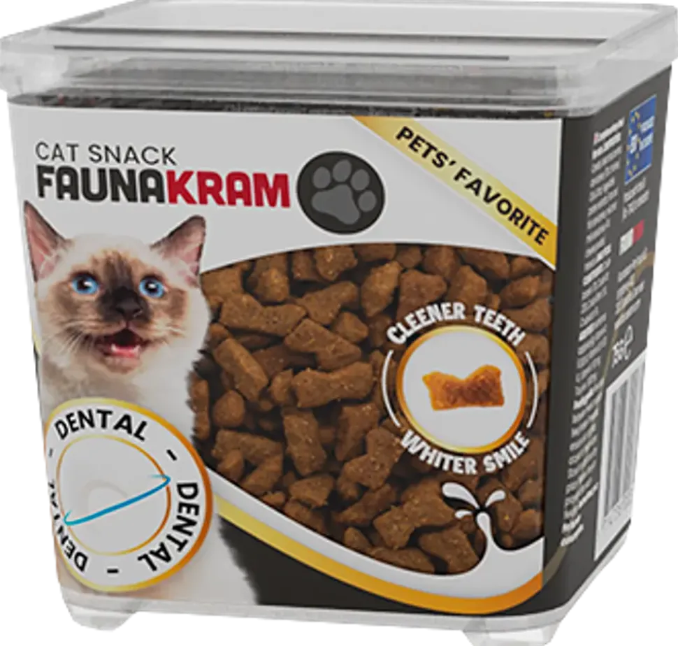 Faunakram Kattgodis Dentals 75 g
