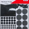 Filttassar 175 delar svart