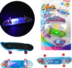 Finger skateboard med ljus