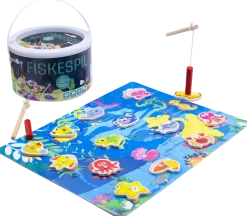 Fiskespel med 2 spön