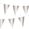 Flaggirlang silver 10 m