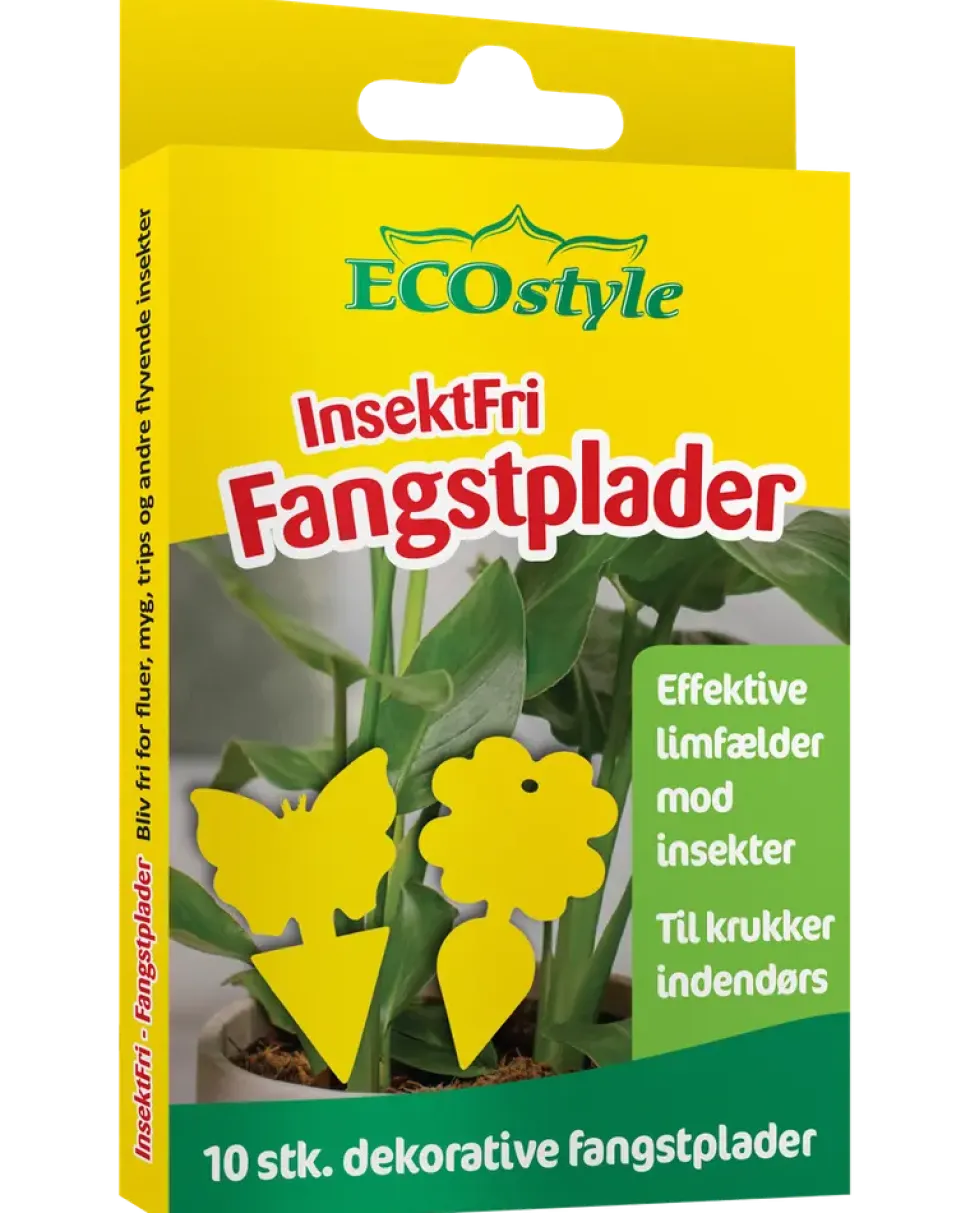 Flugfångare till krukväxter 10-pack
