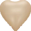 Folieballong 34 cm - Beige hjärta
