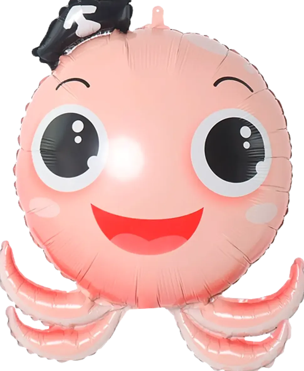 Folieballong 44 cm - Bläckfisk
