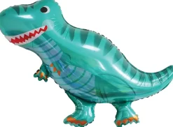 Folieballong 90 cm - Grön dino