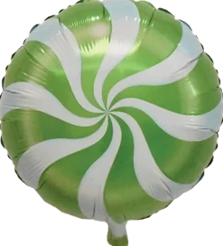 Folieballong 33 cm - Grön karamell