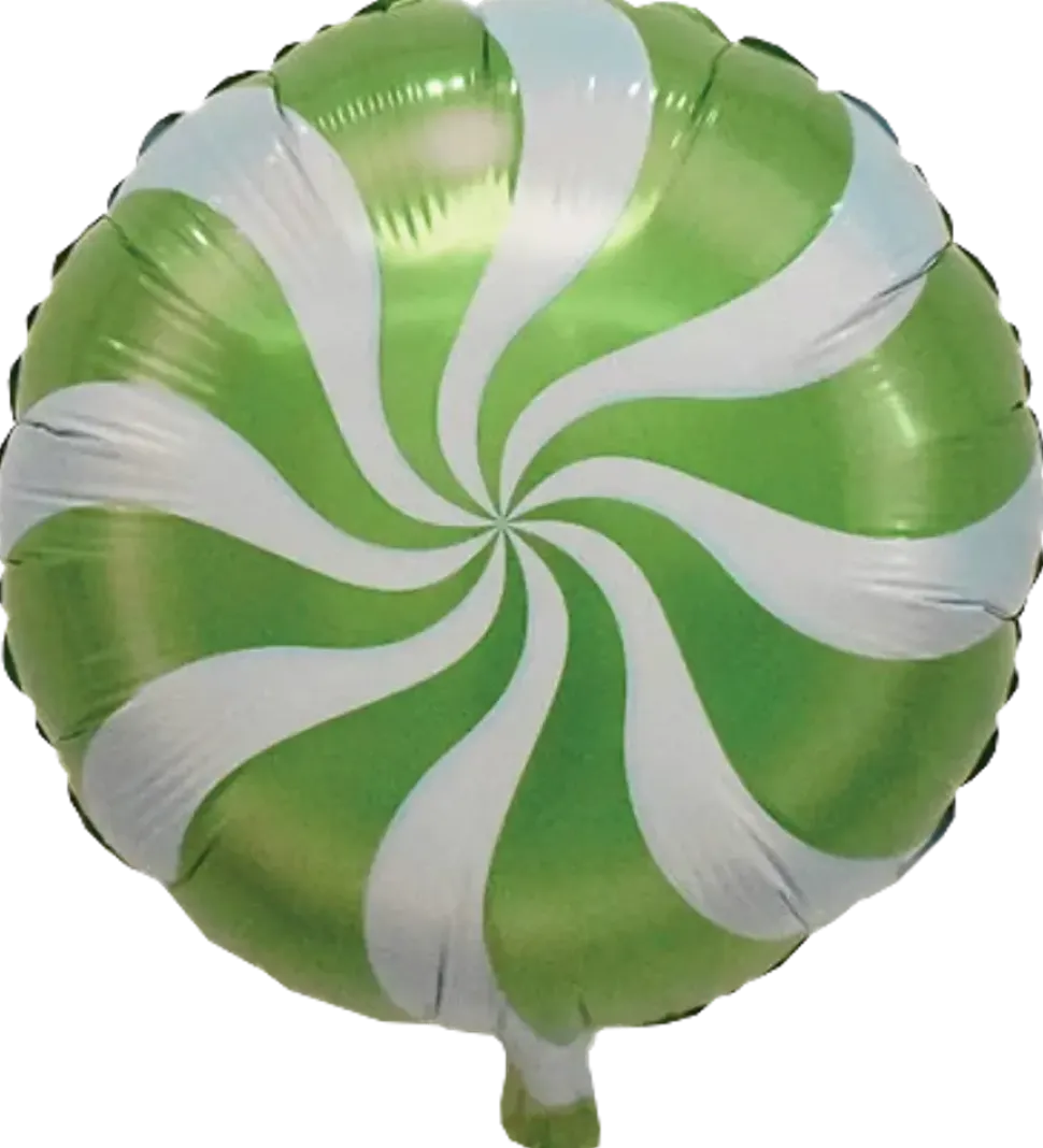 Folieballong 33 cm - Grön karamell