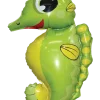 Folieballong 64 cm - Grön sjöhäst