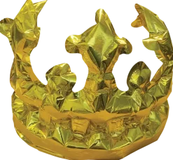 Folieballong 70 cm Guld - Krona