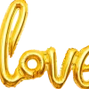 Folieballong 71 cm guld - Love