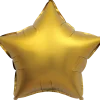 Folieballong 40 cm - Guldstjärna