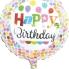 Folieballong 33 cm - Happy Birthday