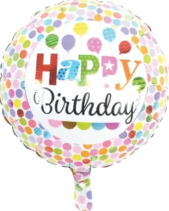 Folieballong 33 cm - Happy Birthday